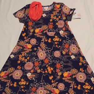 Lularoe XS Carly with headband/scarf accessory